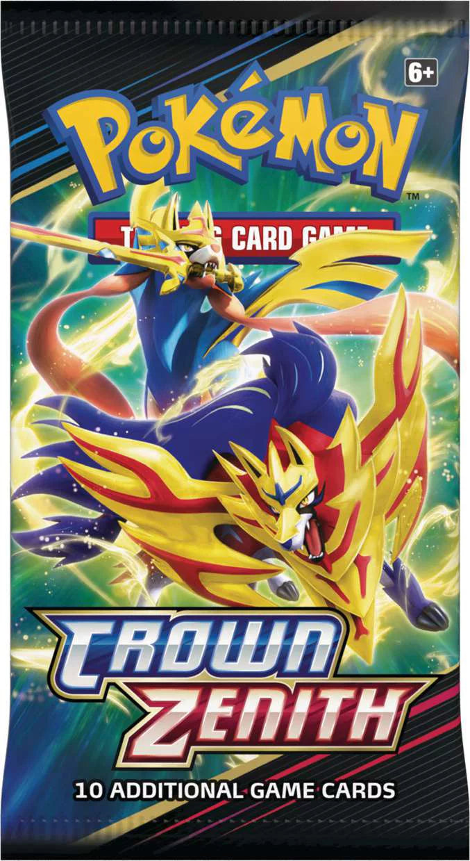 Pokemon Trading Card Game Pokemon Crown Zenith Booster Pack 10 Cards