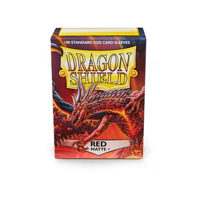 Sleeves: Dragon Shield Matte Red (100)