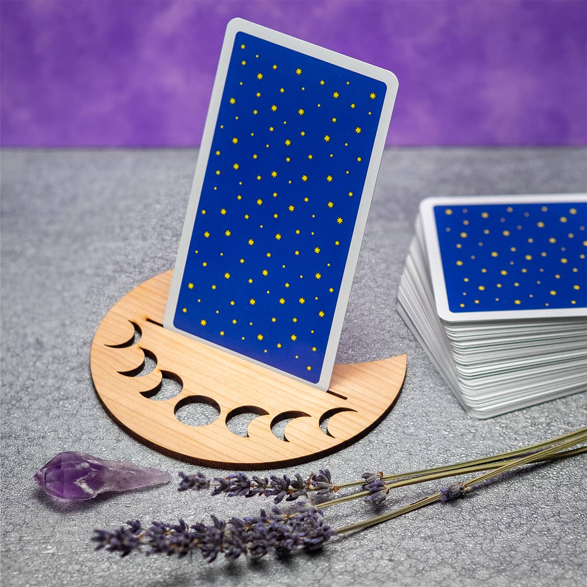 Moon Phase Tarot Card Holder Made in USA Witch Shop