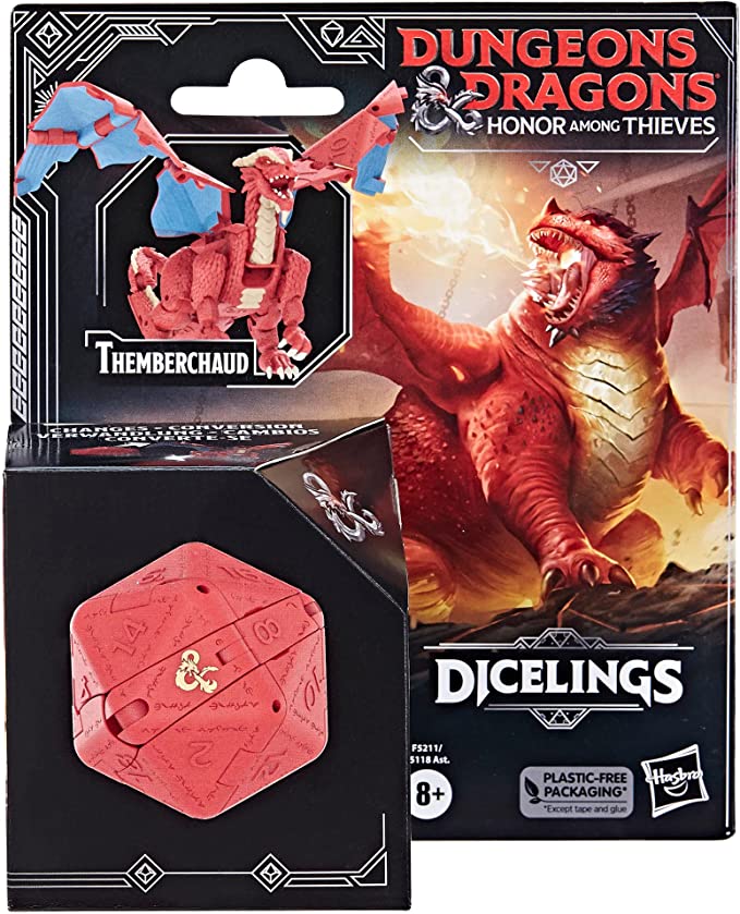 Dungeons & Dragons Honor Among Thieves D&D Dicelings Red Dragon Themberchaud