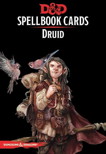 D&D SPELLBOOK CARDS DRUID 2ND EDITION