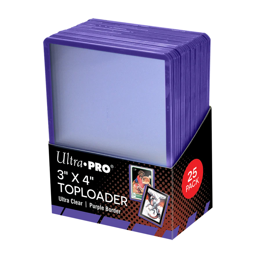 Ultra Pro Toploader- 25ct Purple