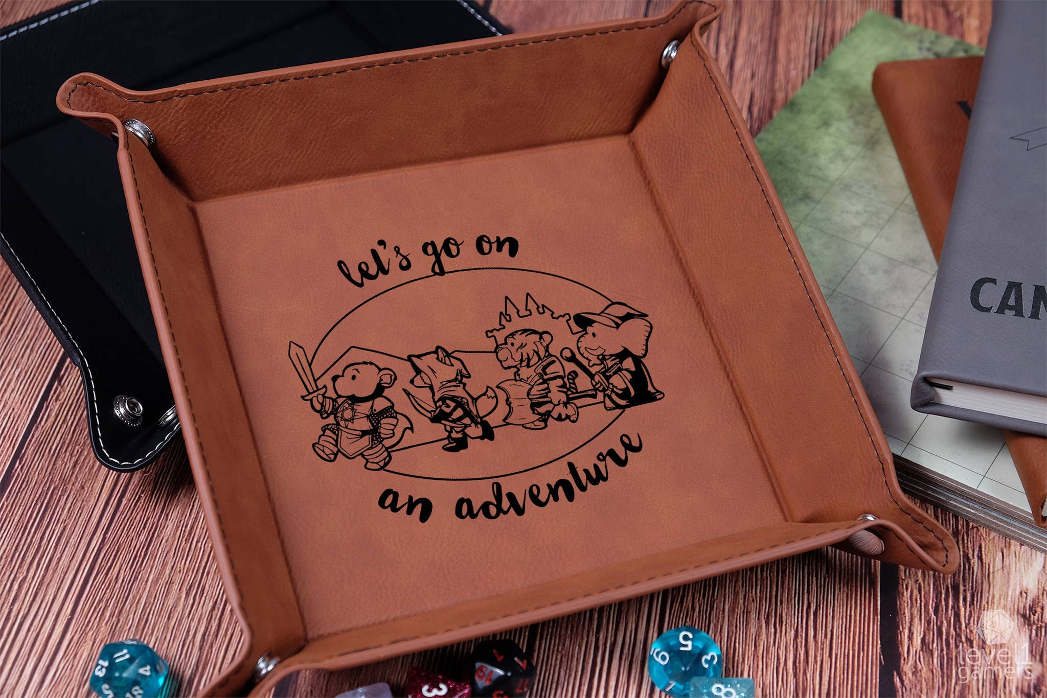 Let's Go On An Adventure - D&D Dice Tray
