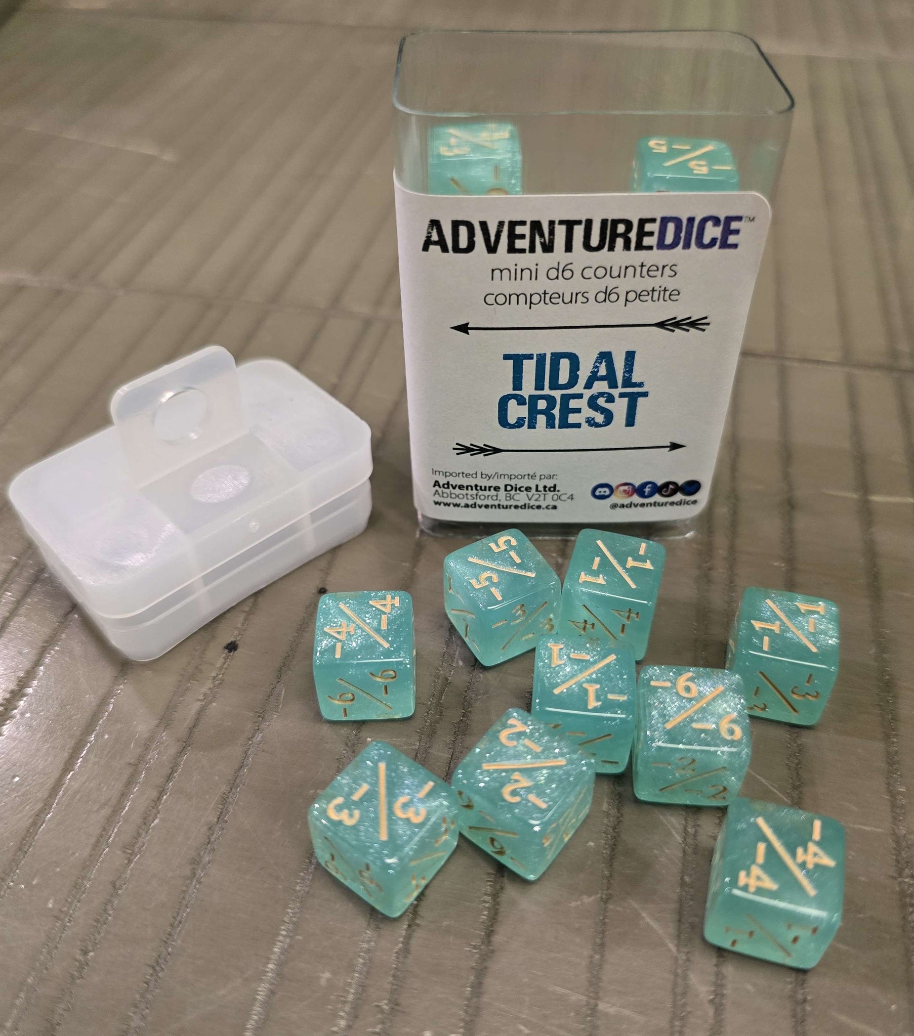 Adventure Dice - Tidal Crest - Counter Dice