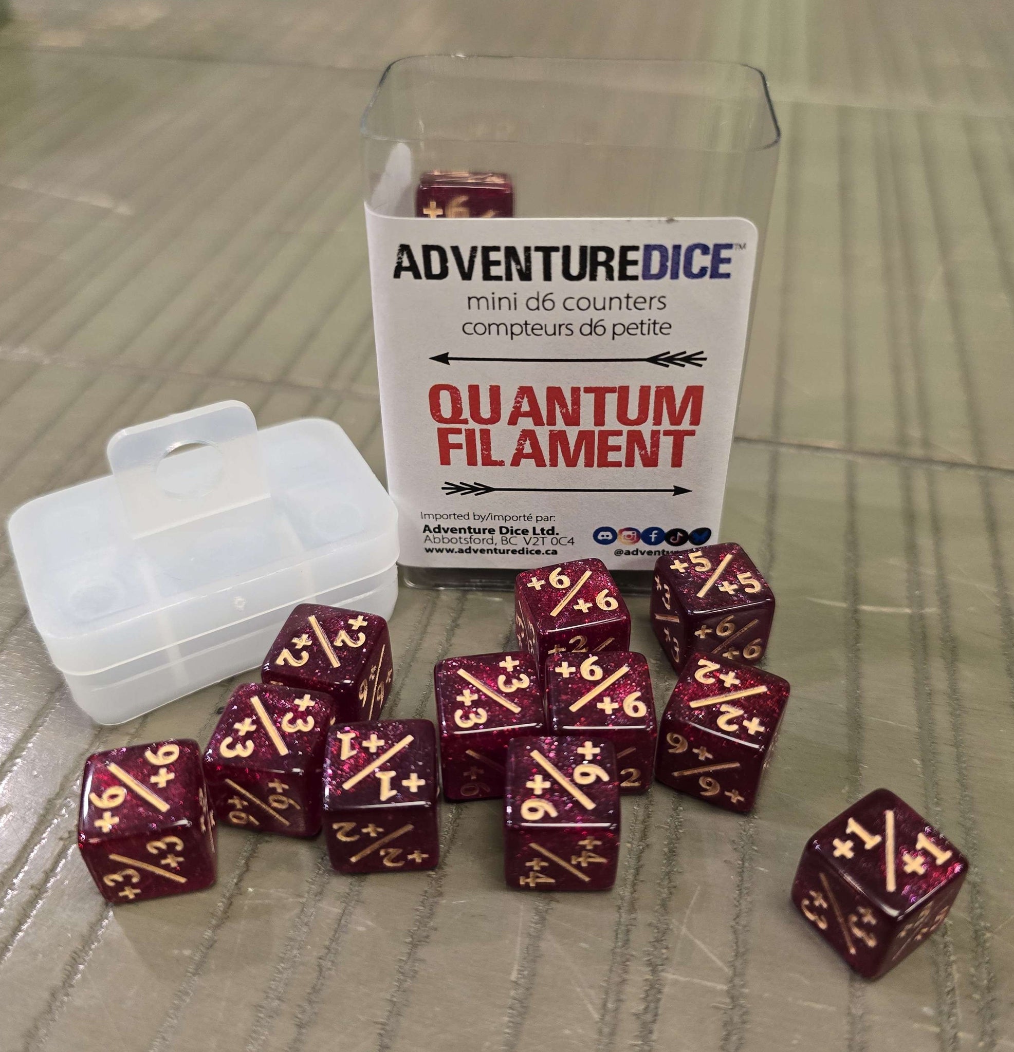 Adventure Dice - Quantum Filament - Counter Dice