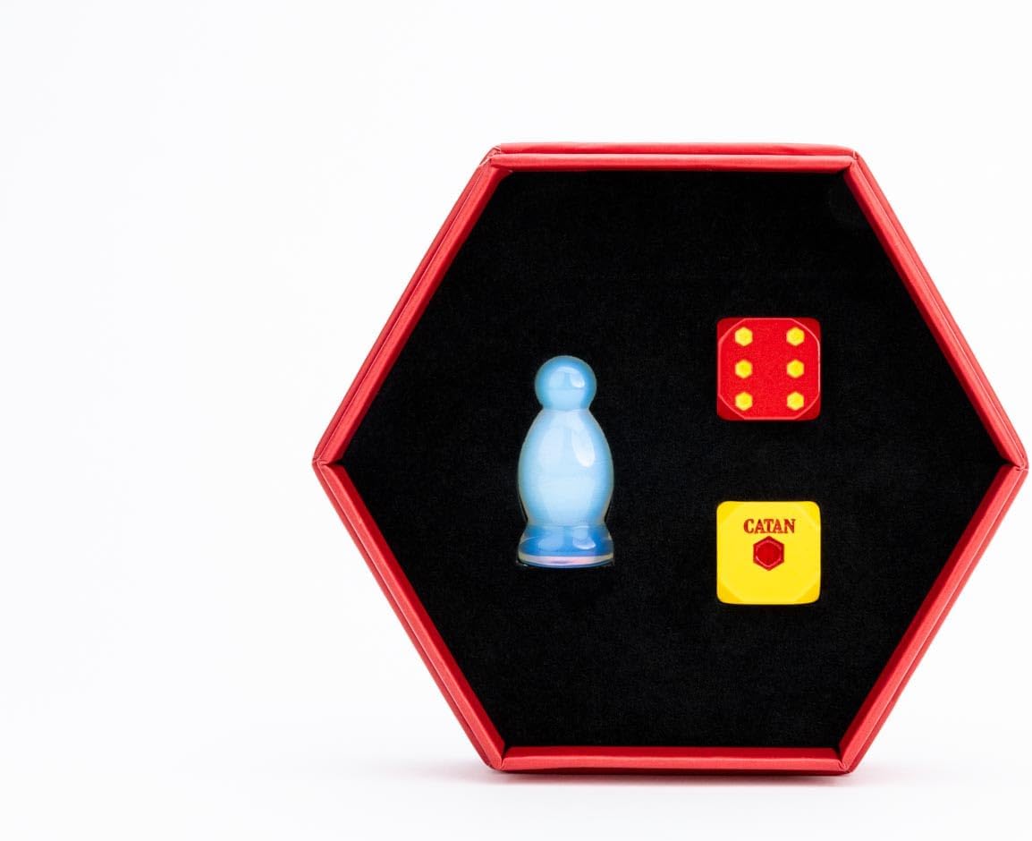 CATAN: Premium Robber & Metal Dice Set