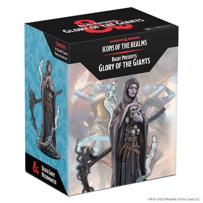 D&D Icons of the Realms: Bigby Presents: Glory of the Giants Death Giant Necromancer Boxed Mini