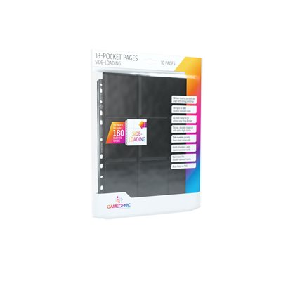Gamegenic Sideloading 18-Pocket Binder Pages