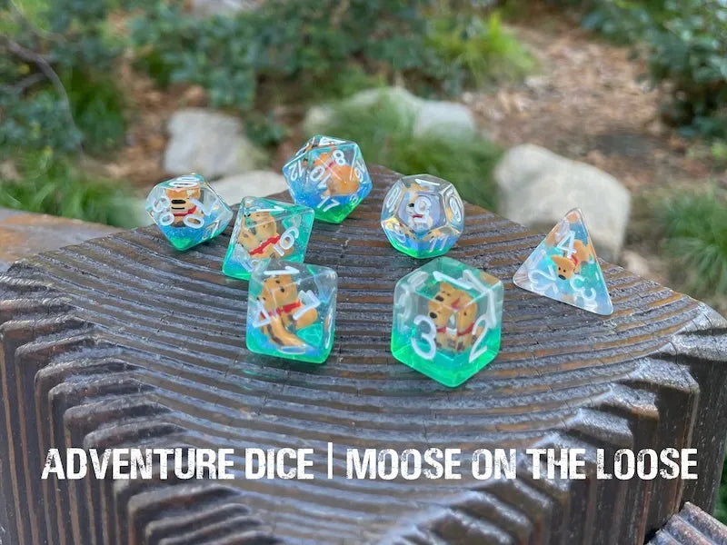 Adventure Dice - Moose On The Loose - Dice Set