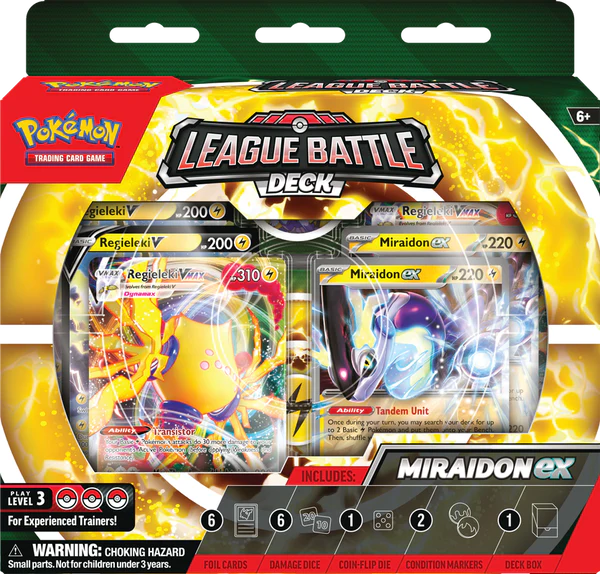 Pokemon Miraidon EX/ Regieleki V League Battle Deck