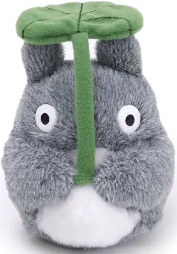 Studio Ghibli Plush Totoro With Leaf Beanbag