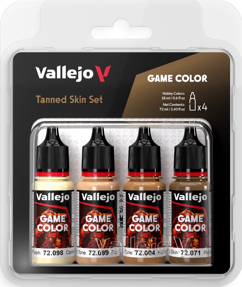 Vallejo Game Color Set Tanned Skin