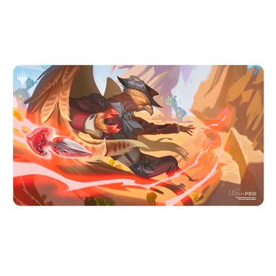 MTG Play mat Outlaw of Thunder Junction Slickshot showdown