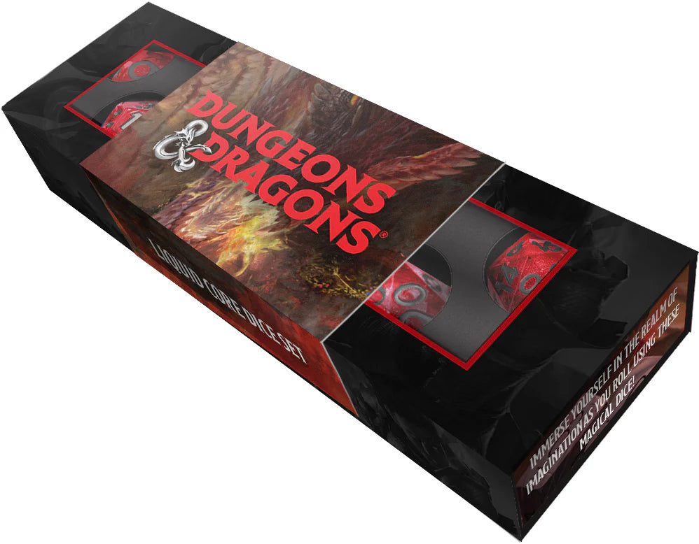 Fanroll DnD Liquid Core Dice Set - Dragons Breath
