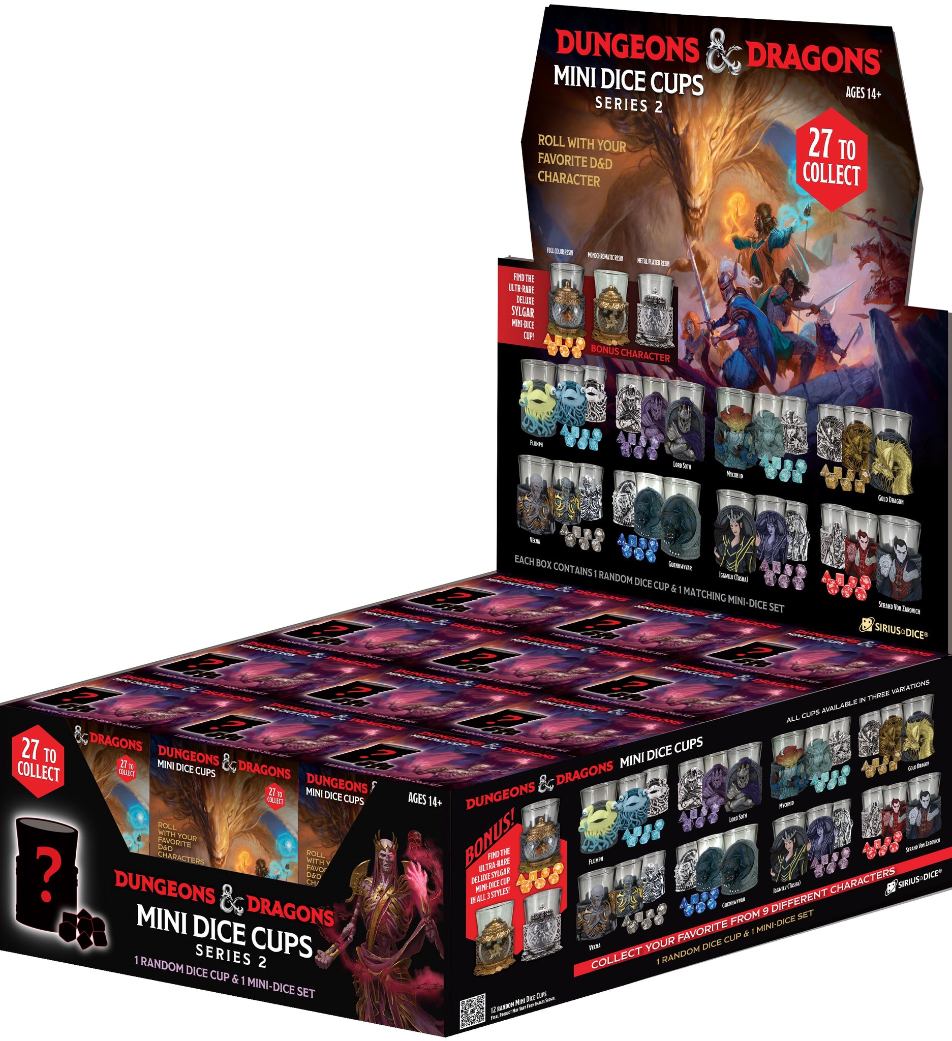 Dungeons and Dragons Mini Dice Cups