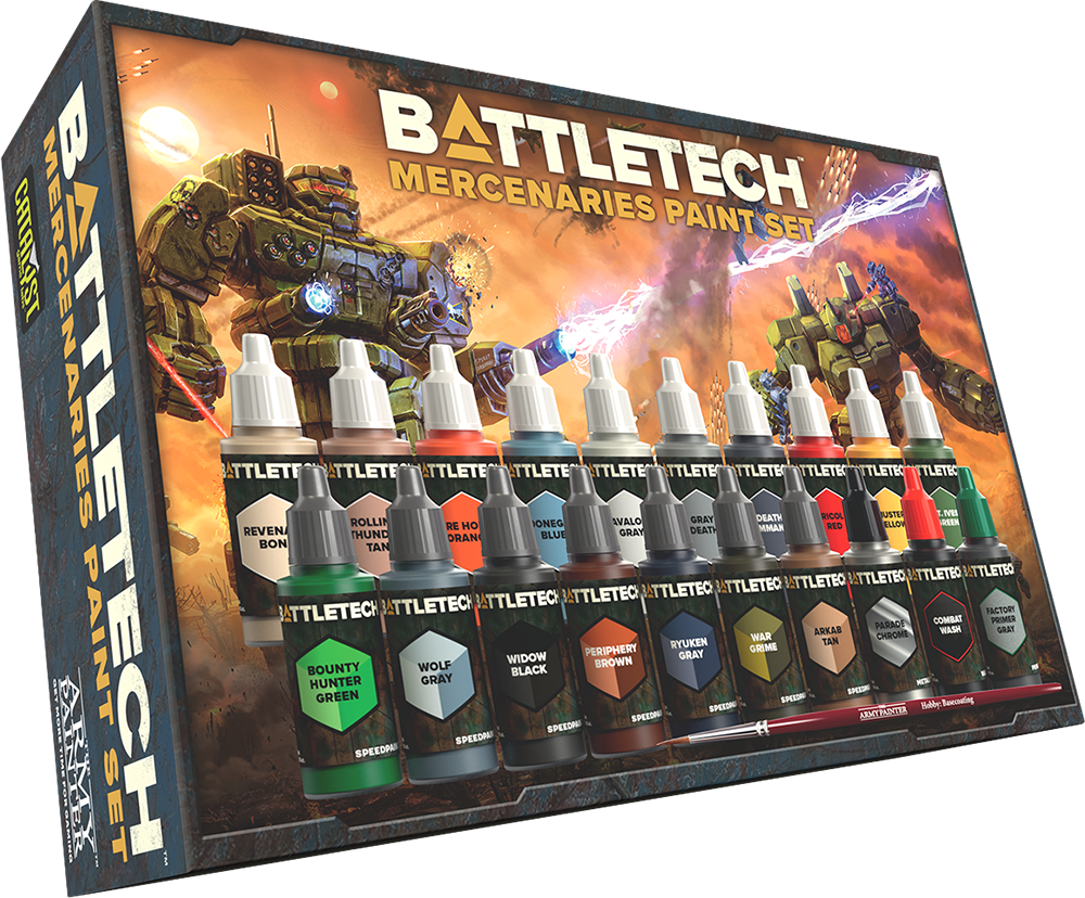 Battletech Mercenaries Paint Set