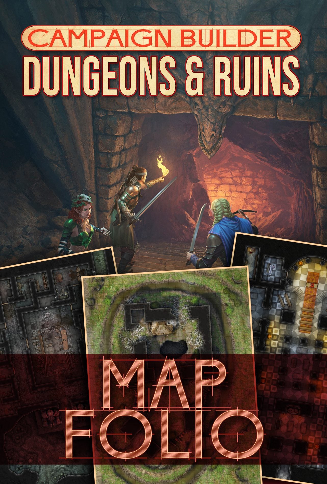Campaign Builder Dungeons & Ruins Map Folio