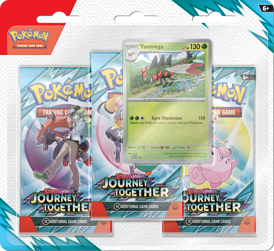 Pokemon SV9 Journey Together 3-Pack Blister