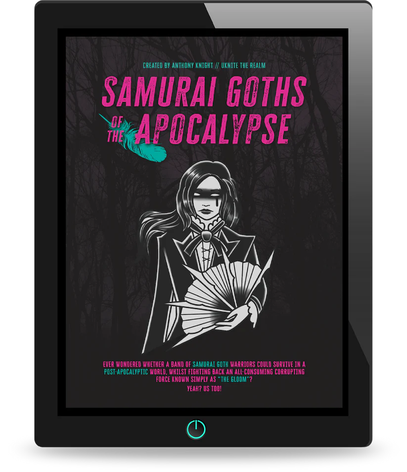 Samurai Goths of the Apocalypse- RPG rulebook