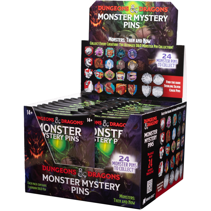 Dungeons & Dragons: Pins - Monsters: Then and Now Pack | Sirius Dice