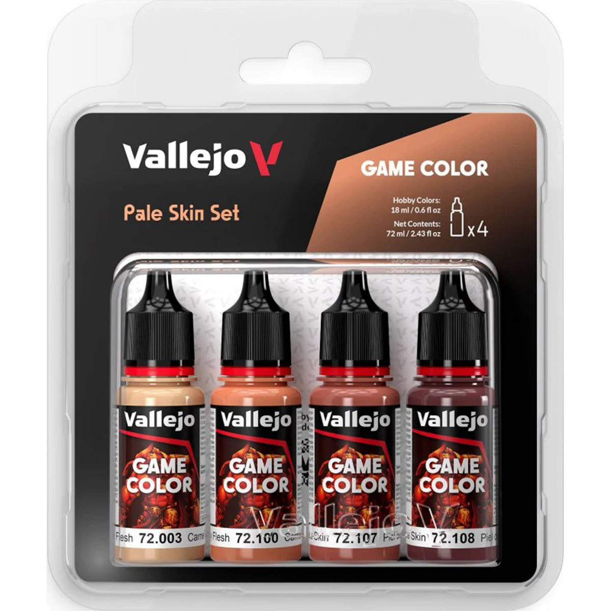 Vallejo Game Color Pale Skin Color Set of 4