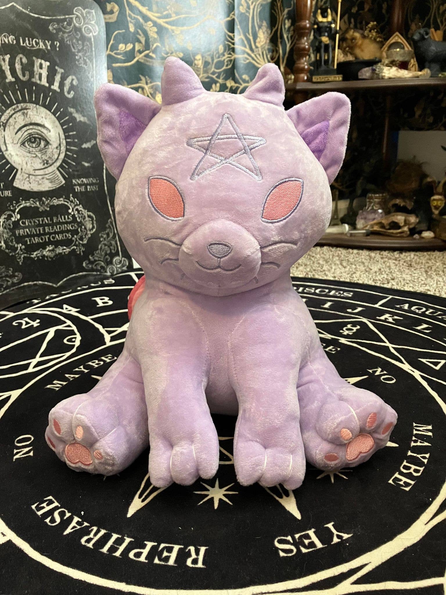 Pickety Pals - "Lucipurr" - Demonic Kitten Plushie