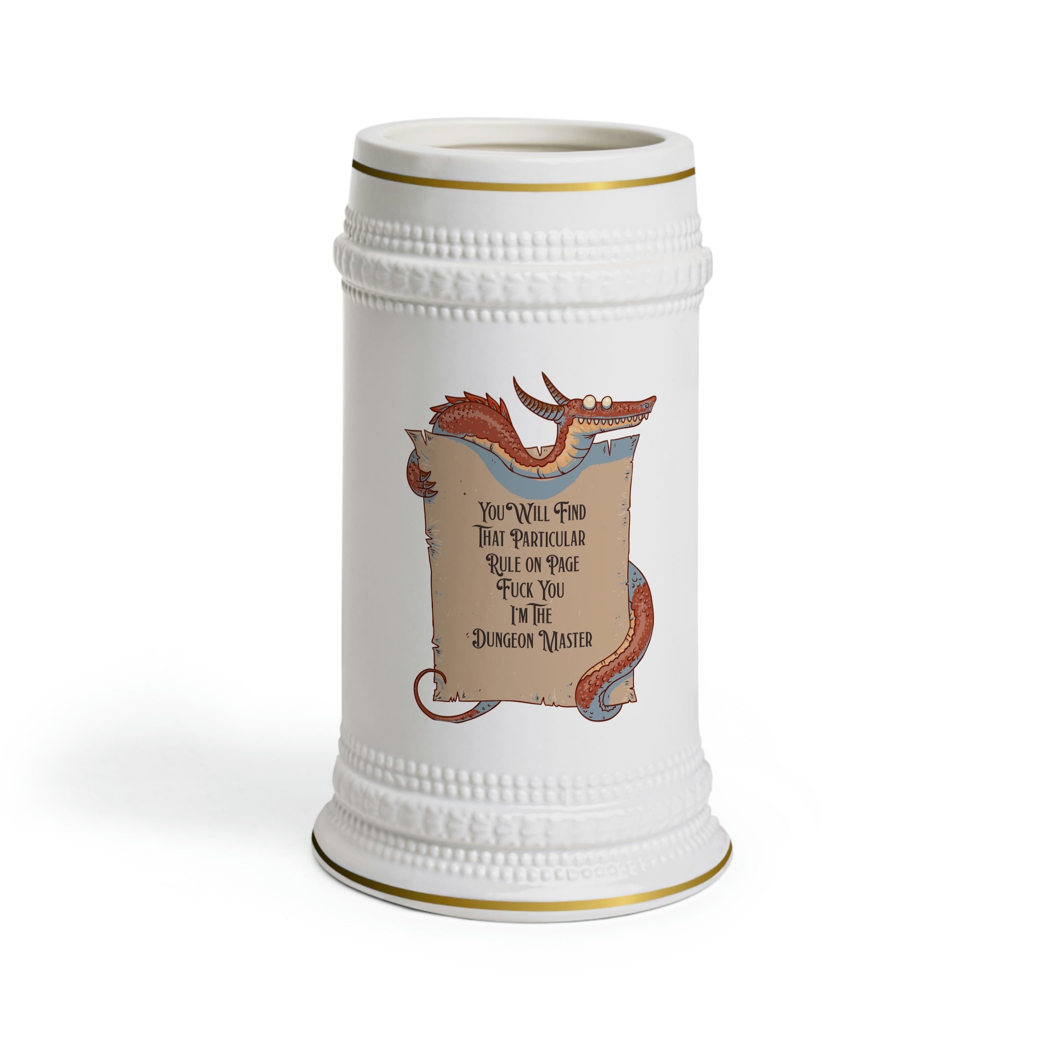 Fuck You I'm the DM Beer Stein Mug